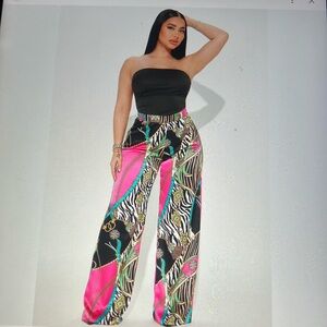 FASHION NOVA Vacay for Days Pants NWT